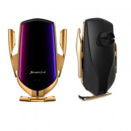 Incarcator auto Wireless fast charger, suport telefon - Img 2