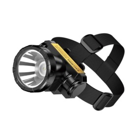 Lanterna / Lampa de cap, Kaku (KSC-1522) - cu iluminare LED, 3 moduri de iluminare și baterie de 800mAh, BLACK - Img 2
