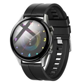 Ceas SmartWatch, Sport, Hoco (Y7 PRO) - BT 5.0, Multifunction + telefon, 240mAh, Multilanguage, Metall GRAY