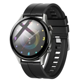 Ceas SmartWatch, Sport, Hoco (Y7 PRO) - BT 5.0, Multifunction + telefon, 240mAh, Multilanguage, Metall GRAY