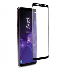 Folie protectie din sticla Samsung Galaxy S9 Plus, full cover, full glue, lipici pe tot ecranul, case friendly, 3D