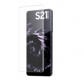 Folie Sticla Cu Gel Nano si lampa UV Samsung Galaxy S21 Ultra