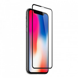 Folie sticla iPhone X Max pe tot ecranul, Full Glue - Img 2