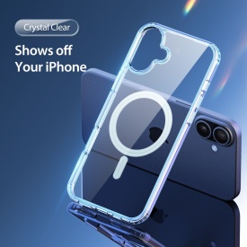 husa iphone 16 plus magsafe transparenta planetphone