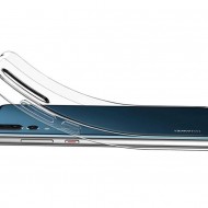 Husa Huawei P 20, ultra slim silicon Transparent - Img 3