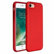 Husa iPhone 8, ultra slim silicon Rosu