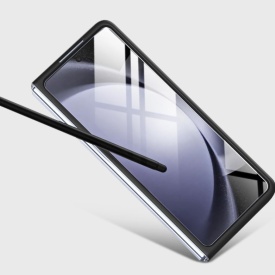 husa samsung z fold 4 cu s pen neagra mat planetphone