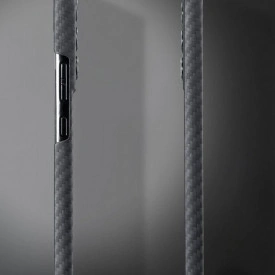Husa protectie din Kevlar pentru Samsung Galaxy S23 Plus, din Fibra de Carbon, isag