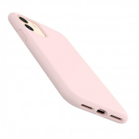 Husa protectie iPhone 11, ultra slim, silicon Dusty Roz, interior din microfibra, protectie camera, protectie ecran - Img 3