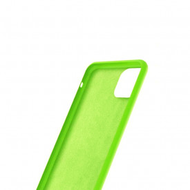 Husa protectie iPhone 11, ultra slim, silicon Verde Neon, interior din microfibra, protectie camera, protectie ecran - Img 3