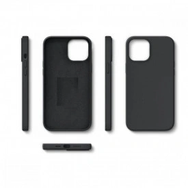 husa iphone 13 pro negru silicon planetphone microfibra 