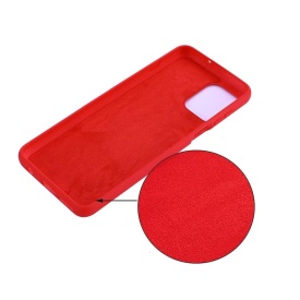 Husa protectie pentru Motorola Moto G84, slim, silicon Rosu cu interior din microfibra, protectie camera, protectie ecran - Img 4