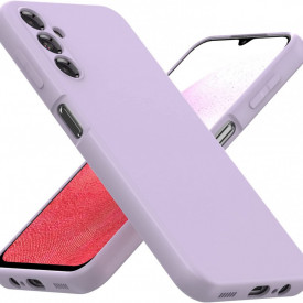 husa mov SAMSUNG A14 silicon si catifea planetphone