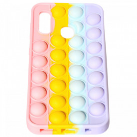 husa antistres multicolor pop up roz SAMSUNG A20e, planetphone 