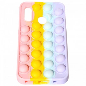 husa antistres multicolor pop up roz SAMSUNG A20e, planetphone 