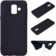 Husa Samsung Galaxy A6, ultra slim silicon Negru