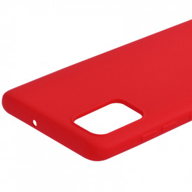Husa Samsung Galaxy A71, ultra slim silicon si microfibra, Rosie - Img 3