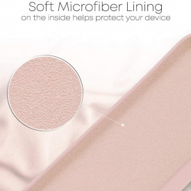 Husa Samsung Galaxy S9 Plus, ultra slim silicon si interior din microfibra, Roz - Img 3