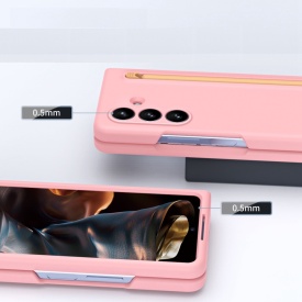 husa samsung z fold 7 cu s pen roz planetphone