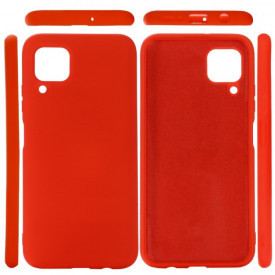 husa silicon catifea rosu samsung galaxy A12 planetphone