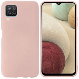 husa silicon catifea roz pal samsung galaxy A42 planetphone