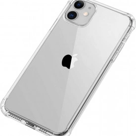 Husa slim transparenta Apple iPhone 11, antisoc, colturi intarite, silicon antialunecare - Img 2