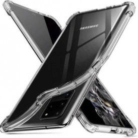 HUSA SILICON TRANSPARENT antisoc colturi SAMSUNG S20 ULTRA  PLANETPHONE 