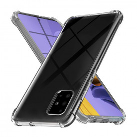 Husa slim transparenta Samsung Galaxy A71, antisoc, colturi intarite, silicon antialunecare - Img 2