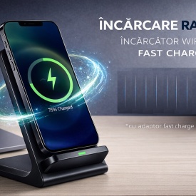 Incarcator wireless de birou universal fast charger