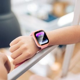 Ceas SmartWatch, pentru copii, Hoco (Y101 4G) - BT 5.0, Multifunction + telefon, NanoSIM, 680mAh, Multilanguage, PINK - Img 3