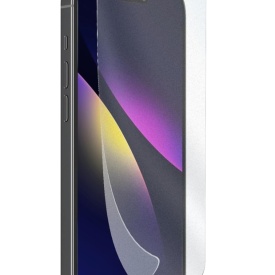 Folie de protectie ecran Mata din silicon compatibila cu iPhone 13 Pro, Anti Amprente, Perfect fit, TPU, acopera tot ecranul, transparenta - Img 2