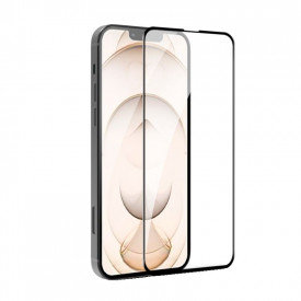 Folie protectie din sticla iPhone 14 Plus, full cover, case friendly, full glue