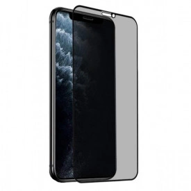 Folie protectie din sticla Privacy, iPhone 11 Pro Max, full cover, full glue, case friendly, Premium Quality, Case friendly