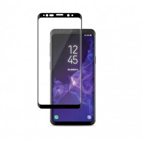 Folie protectie din sticla Samsung Galaxy S9 Plus, full cover, full glue, lipici pe tot ecranul, case friendly, 3D - Img 2