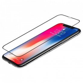 Folie sticla iPhone X Max pe tot ecranul, Full Glue - Img 3