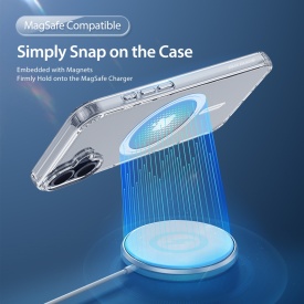 husa iphone 16 plus magsafe transparenta planetphone