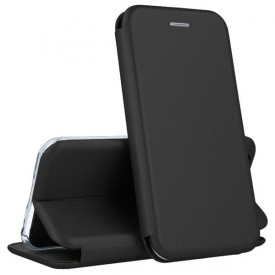 Husa Flip Cover din piele ecologica Huawei P Smart 2019, Negru - Img 2