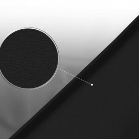 Husa iPhone 7 / iPhone 8, ultra slim silicon, interior din catifea, Negru - Img 4