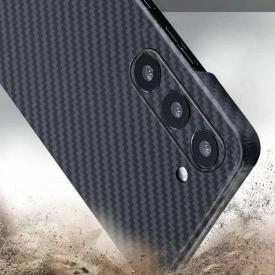 Husa protectie din Kevlar Samsung Galaxy S24 din Fibra de Carbon