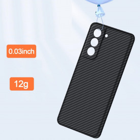 Husa protectie din Kevlar pentru Samsung Galaxy S21 plus, din Fibra de Carbon, isag