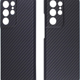 Husa protectie din Kevlar pentru Samsung Galaxy S21 ultra, din Fibra de Carbon, isag