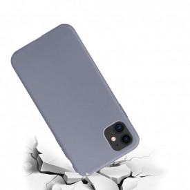 Husa protectie iPhone 11, ultra slim, silicon Gri, interior din microfibra, protectie camera, protectie ecran - Img 5