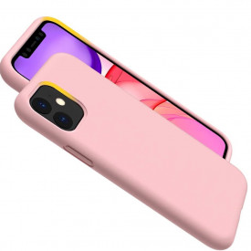 Husa protectie iPhone 11, ultra slim, silicon Roz, interior din microfibra, protectie camera, protectie ecran - Img 3