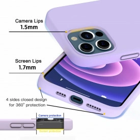 husa iphone 13 pro max mov silicon planetphone microfibra 