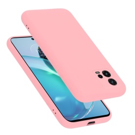 Husa protectie pentru Motorola Moto G84, slim, silicon Roz cu interior din microfibra, protectie camera, protectie ecran - Img 2