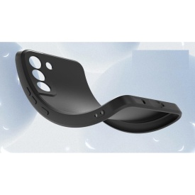 husa samsung s21 negru silicon si catifea planetphone