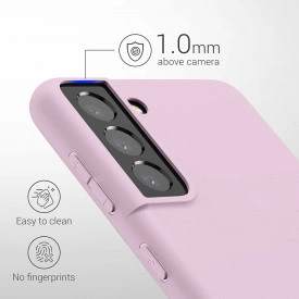 husa silicon samsung s22 plus mov cu catifea planetphone 