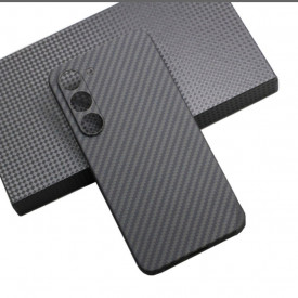 Husa protectie din Kevlar pentru Samsung Galaxy S23, din Fibra de Carbon, isag