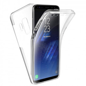 husa fata spate samsung s9, silicon transparent