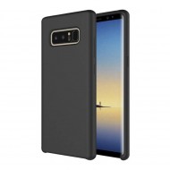 Husa Samsung Galaxy NOTE 8 silicon + microfibra negru